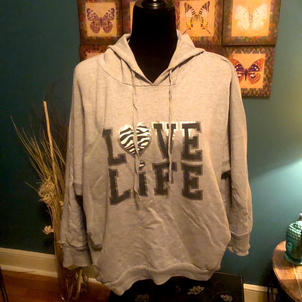 love hoodie with pockets